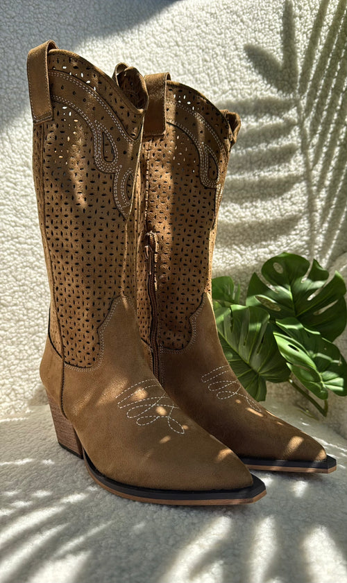 Camperos Traforato in Ecopelle Scamosciata ‘Colorado’🌵