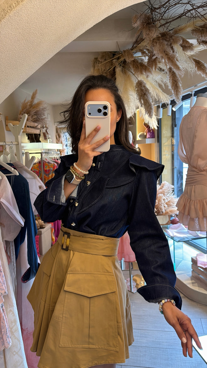 Camicia in denim “Volant”🌾