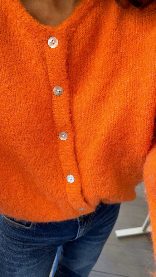Cardigan girocollo ”Colors”