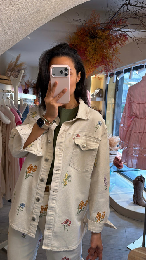 Giacca Camicia “Giardino fiorito”🌾