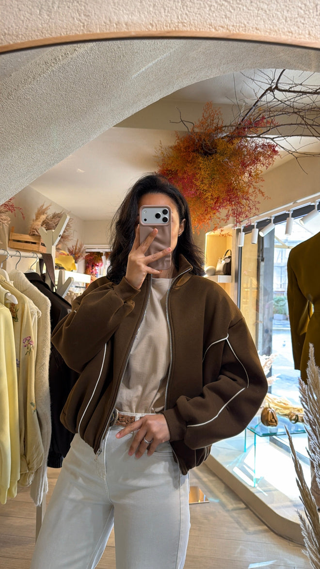 Felpa Cocoon Elastic🤎