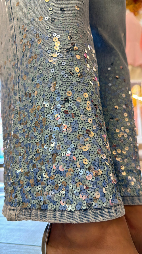 Jeans “Wide Leg Sparkle”🧜🏽‍♀️