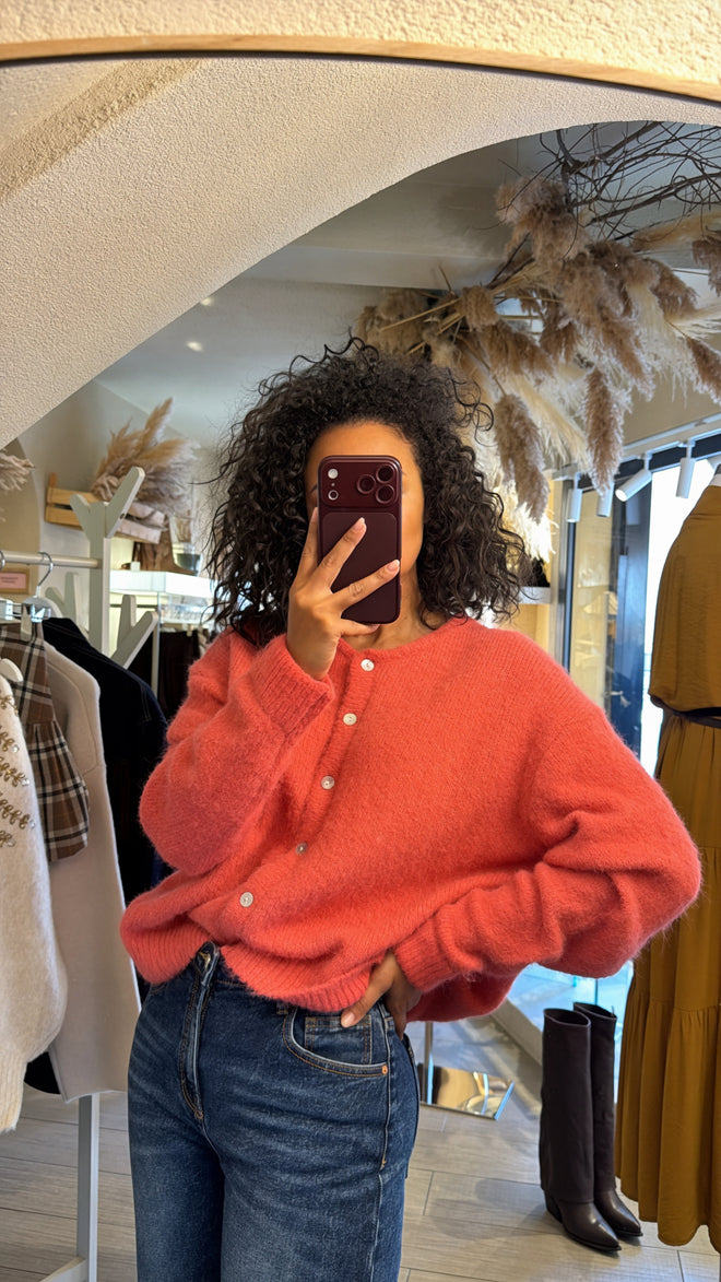 Cardigan girocollo ”Colors”