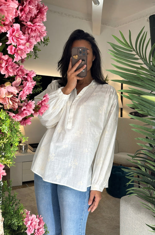 Blusa Ricamata🦚