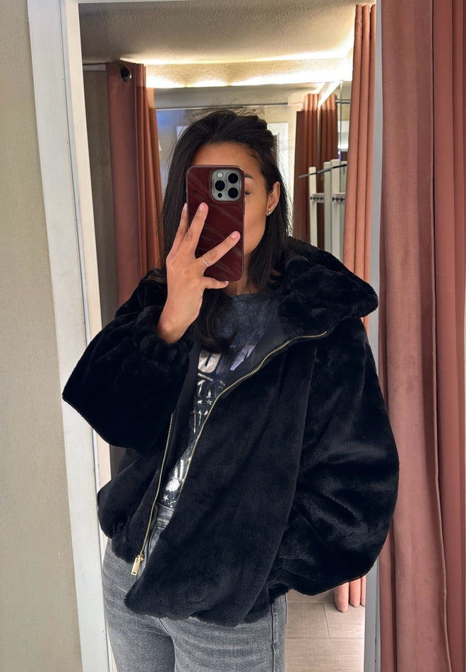 Bomber in Eco-pelliccia Winter