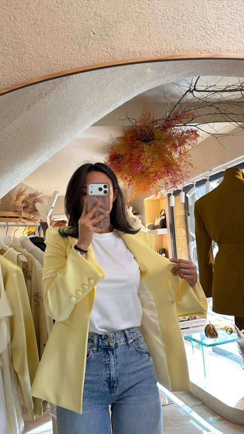 Blazer Soleil☀️ – Spalle imbottite, maniche a campana.