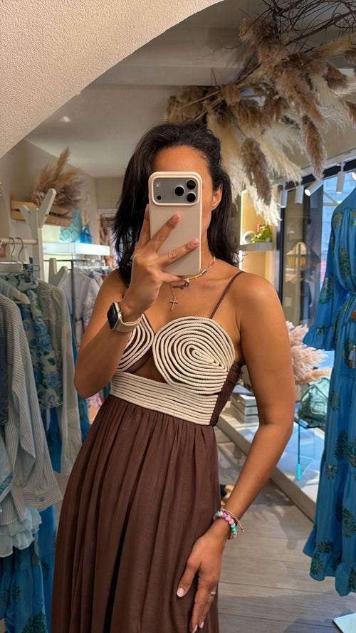 Abito “Corsetto Spirale”🤎