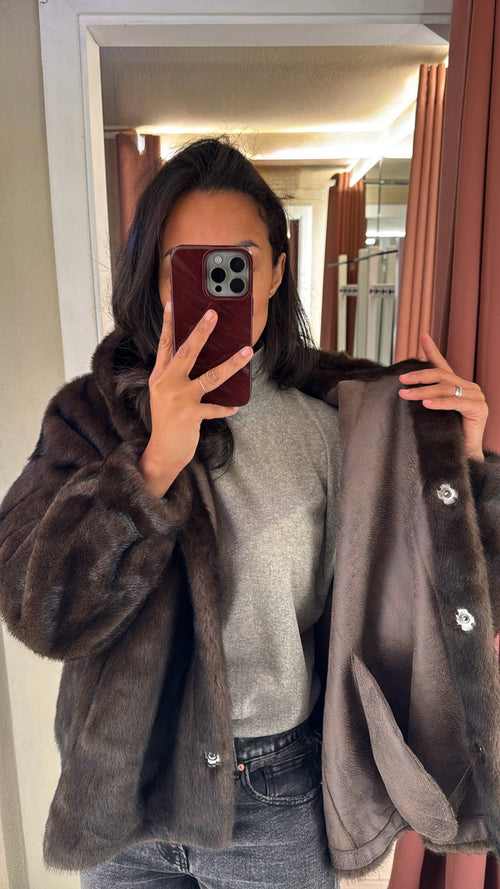 Ecopelliccia ‘Audrey’🤎