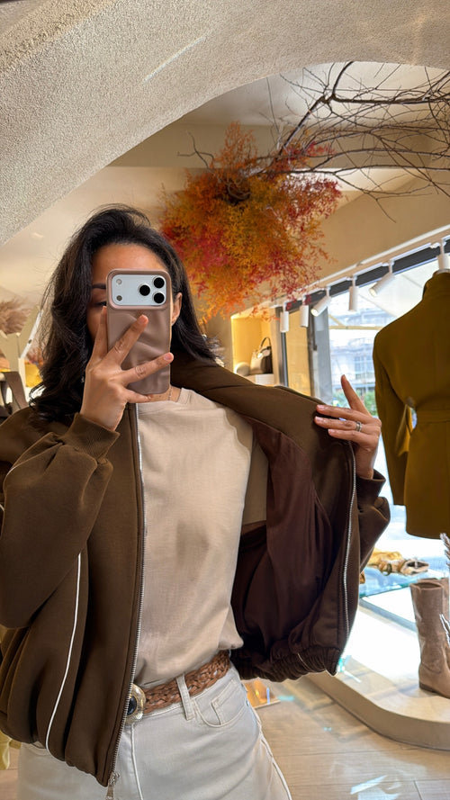 Felpa Cocoon Elastic🤎