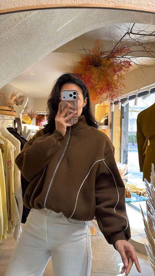 Felpa Cocoon Elastic🤎