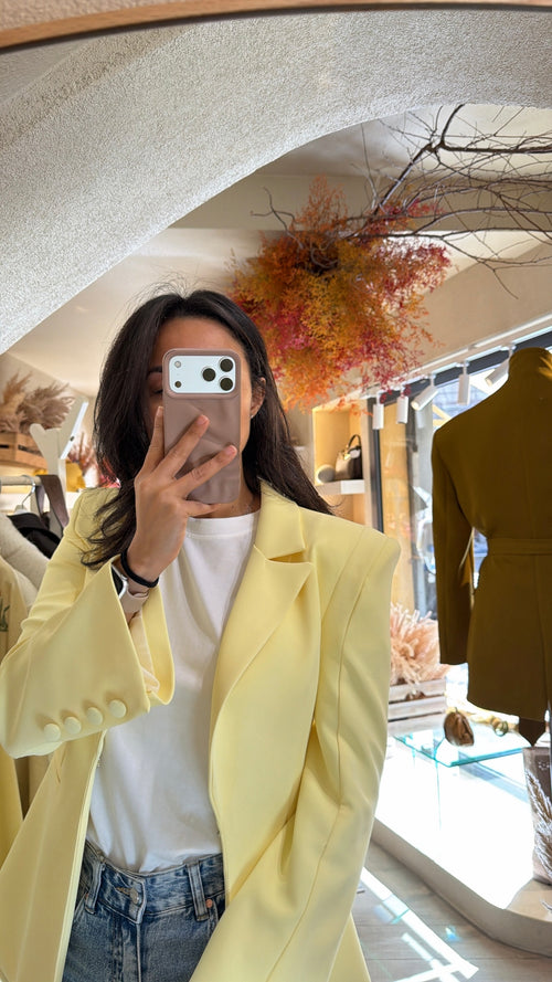 Blazer Soleil☀️ – Spalle imbottite, maniche a campana.
