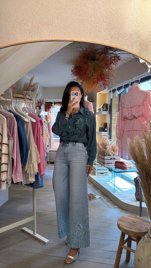 Jeans “Wide Leg Sparkle”🧜🏽‍♀️