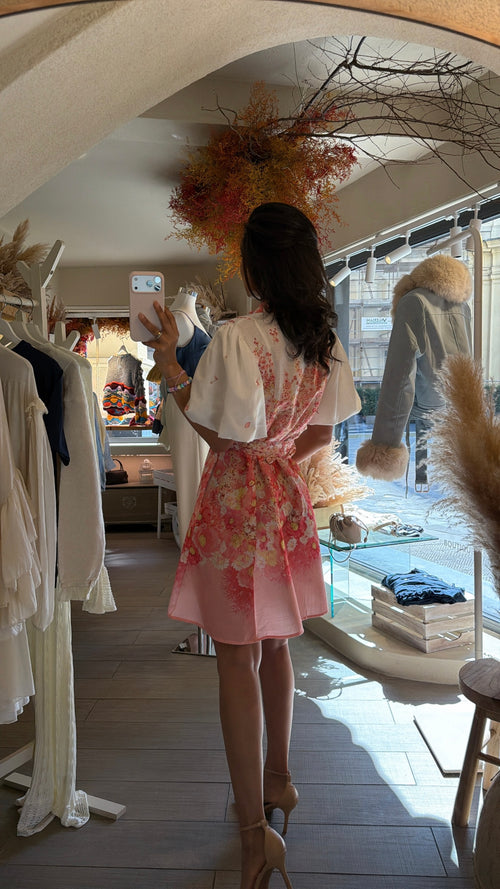 Abito corto “Petali di Rosa”🌸