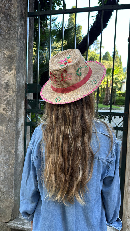 Cappello mod. Panama – “Fatto con Amore” 100% Artigianale🌸