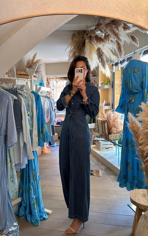 Tuta Denim “Gamba Dritta”🌼