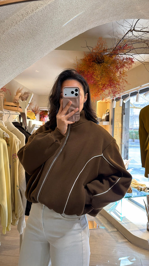 Felpa Cocoon Elastic🤎