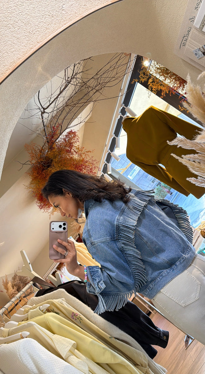 Giacca Denim Boho🌸