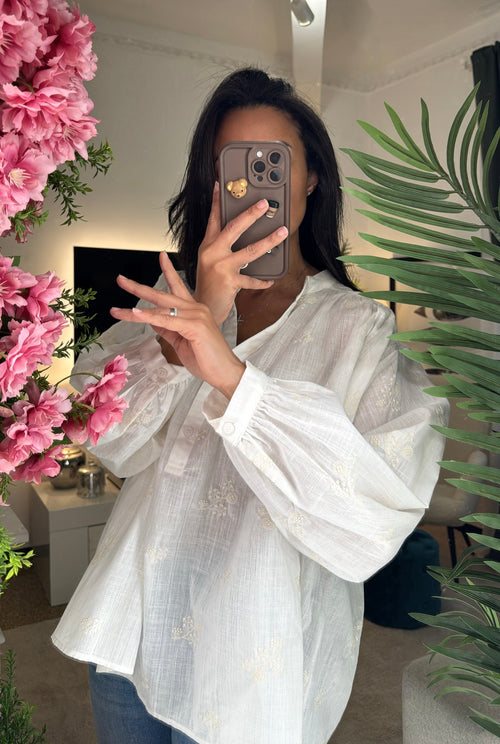 Blusa Ricamata🦚