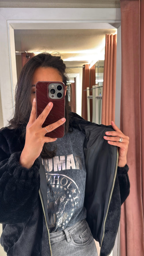 Bomber in Eco-pelliccia Winter