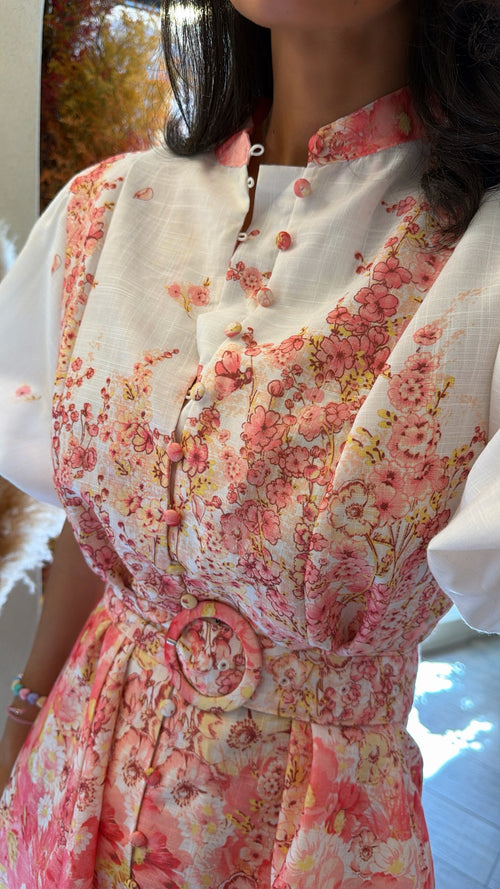 Abito corto “Petali di Rosa”🌸