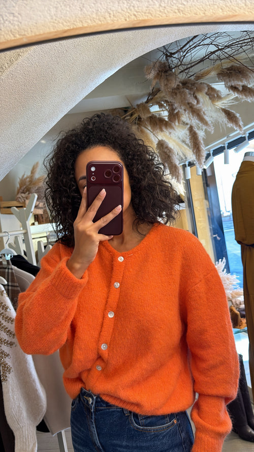 Cardigan girocollo ”Colors”