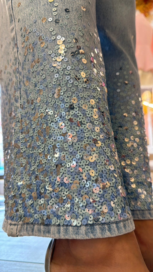 Jeans “Wide Leg Sparkle”🧜🏽‍♀️