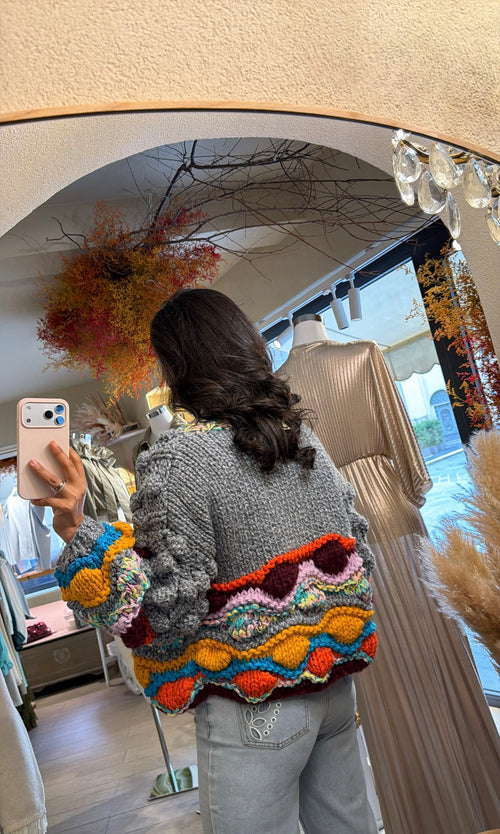 Cardigan Intreccio”Multicolor”🎨