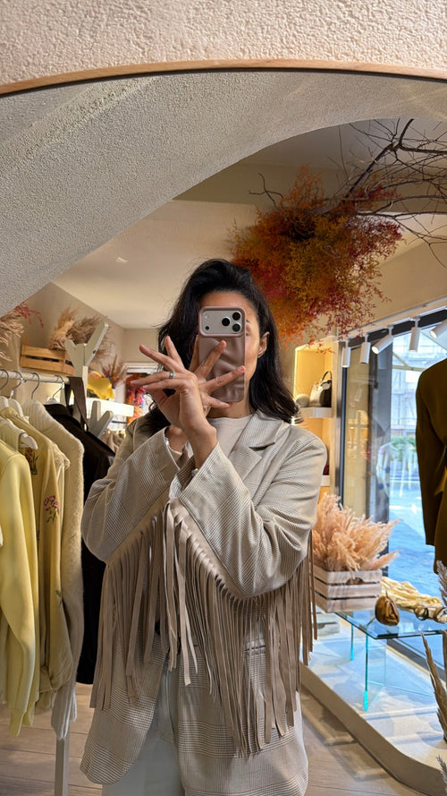 Blazer Frange Linea Dritta☘️