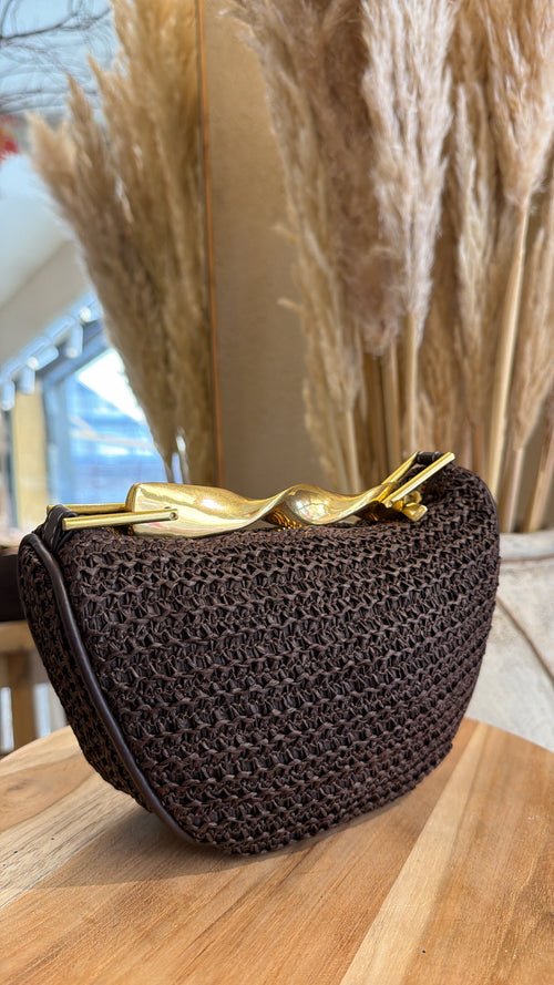 Mini Bag “Intreccio Gold”☀️