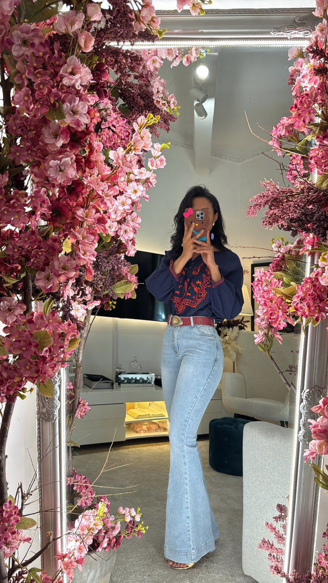 Jeans Flare (Regular)Vita Alta – Effetto Push-Up🍂