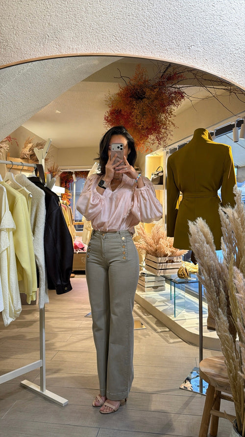Pantalone Bottoni Gold gamba dritta