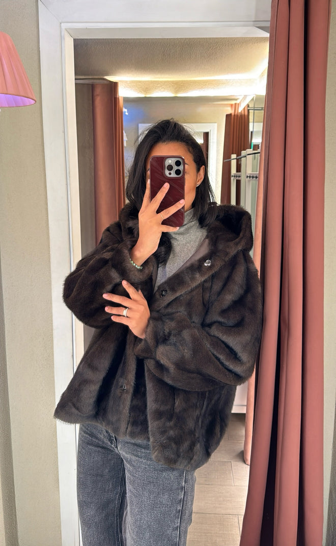 Ecopelliccia ‘Audrey’🤎