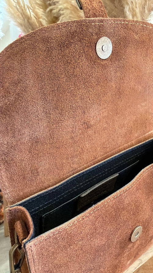 Borsa “Saddle Suede”🤎