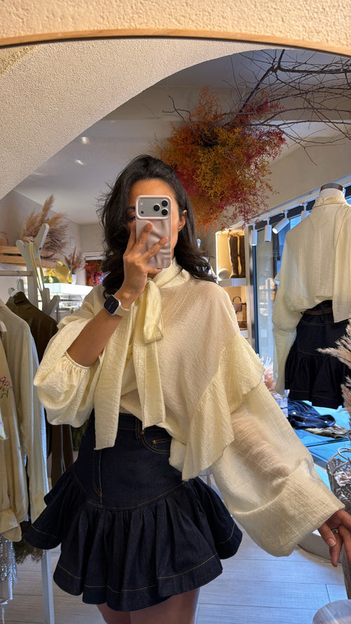 Blusa “Volant Chic”💛