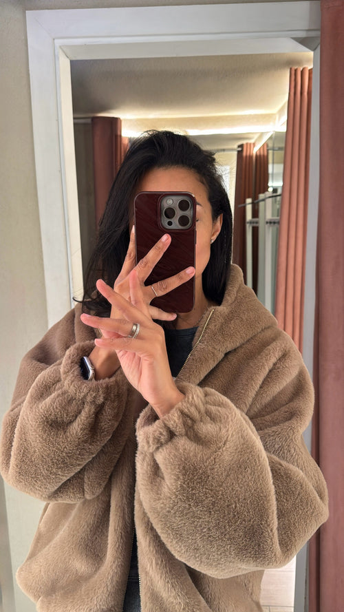 Bomber in Eco-pelliccia Winter