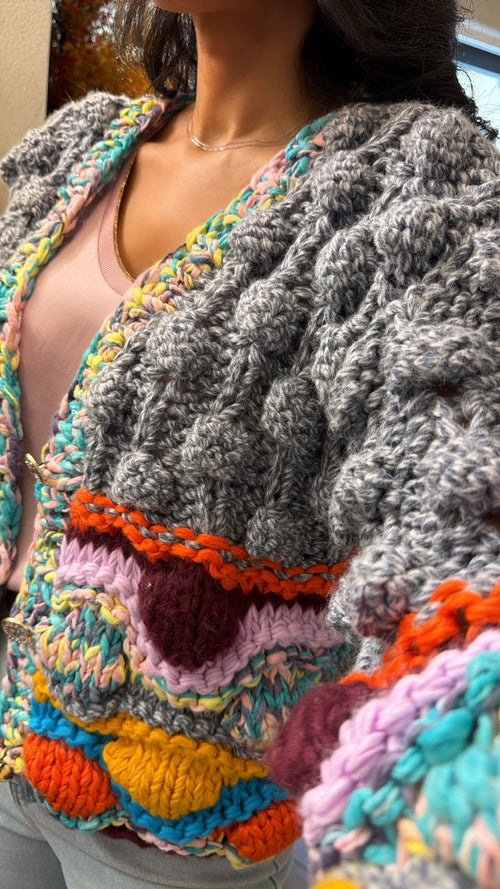 Cardigan Intreccio”Multicolor”🎨