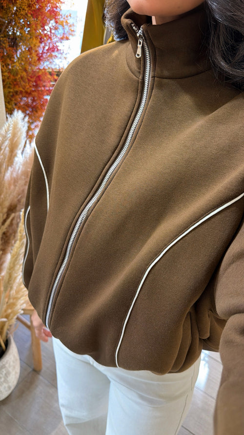 Felpa Cocoon Elastic🤎