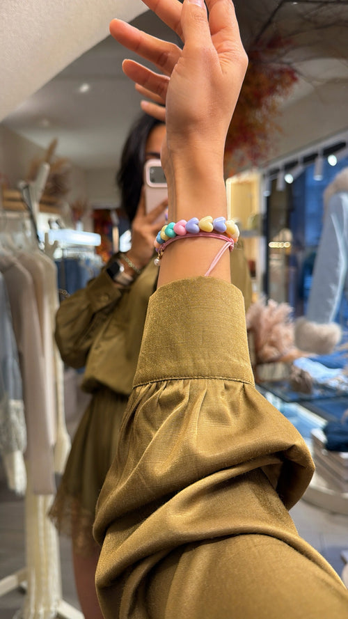 Tuta “Olivia in raso con pizzo”