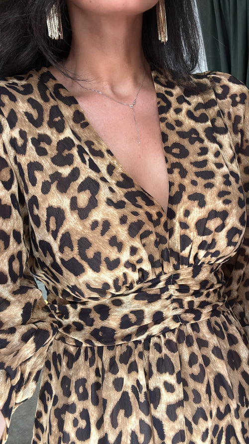 Abito midi ‘Safari’🐆