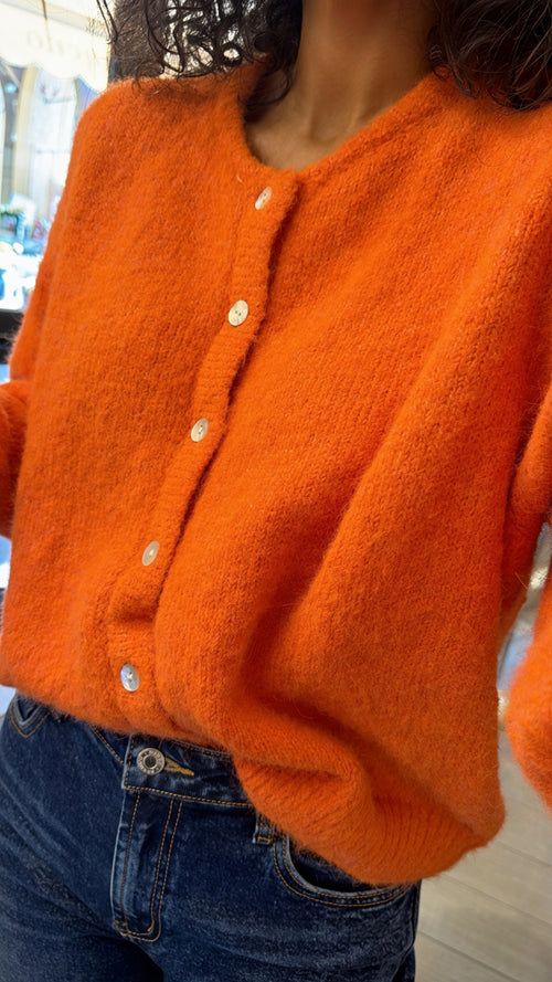 Cardigan girocollo ”Colors”