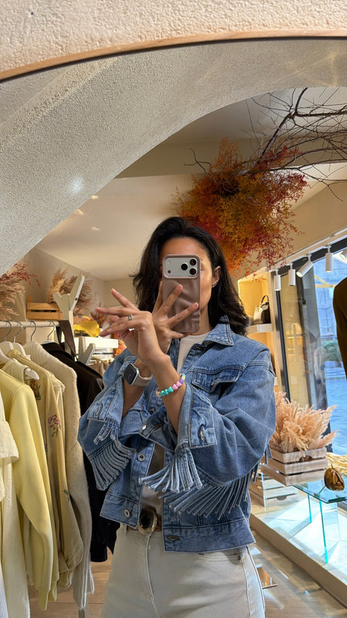 Giacca Denim Boho🌸