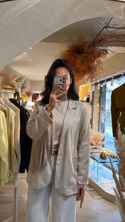 Blazer Frange Linea Dritta☘️