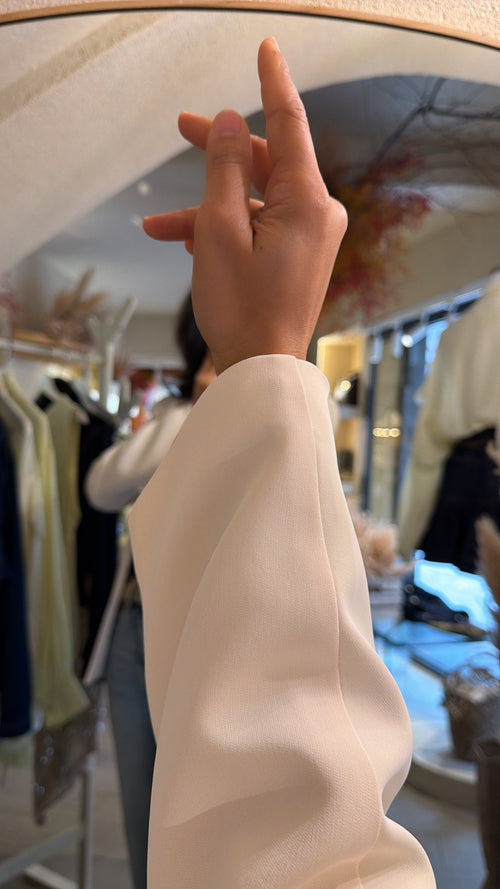 Blazer Soleil☀️ – Spalle imbottite, maniche a campana.